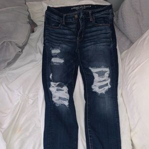 AE skinny distressed jeans